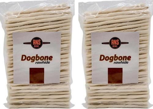 Köpek Beyaz Burgu Çubuk Ödül Ve Çiğneme Kemiği 2X160 320 Adet