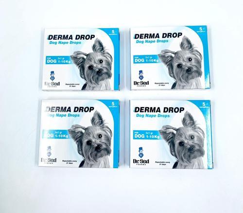 1-10kg Köpekler İçin 4lü Damla Paketi 5x1gr