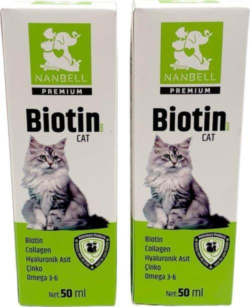 2 Kutu Kediler İçin Biotin/Kolajen/Omega 3-6 50 ml