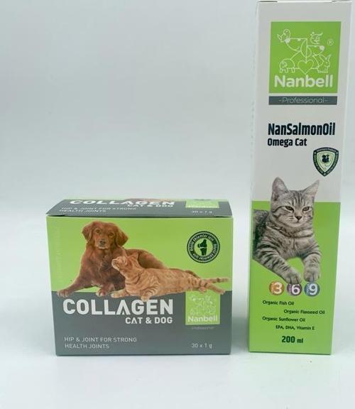 Kediler İçin Omega3-6-9 + Kolajen 30x1gr