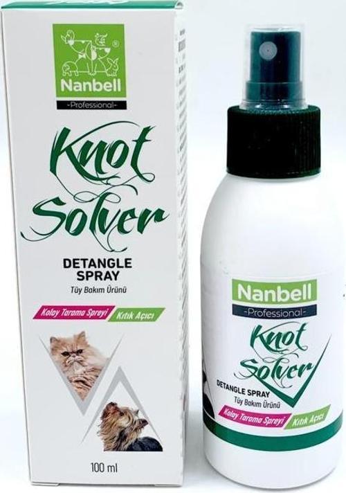Knot Solver Kediler için Kıtık Açıcı / Kolay Tarama Spreyi 100ml