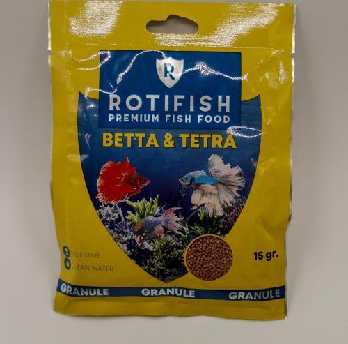 ROTİPET Betta & Tetra Zarf Yem 15 gr 