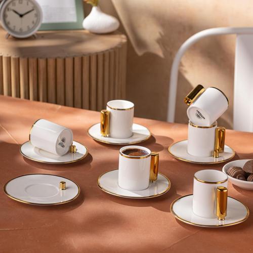 Modern 80 ml 6'lı Kahve Fincan Takımı