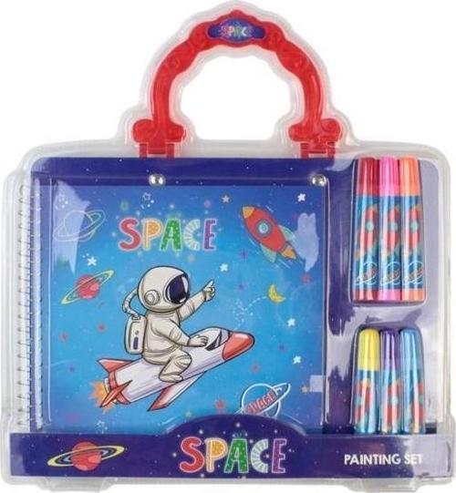 Boyama Seti Çantalı Space Boyama Seti