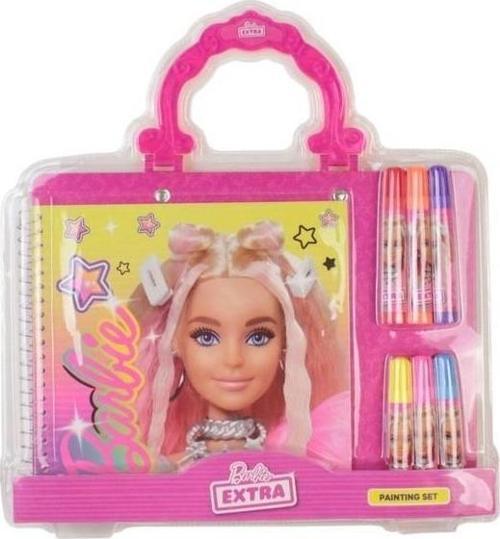 Barbie Çantalı Boyama Seti