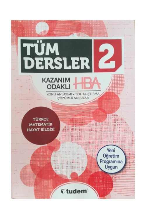Tudem 2.Sınıf Tüm Dersler Hba