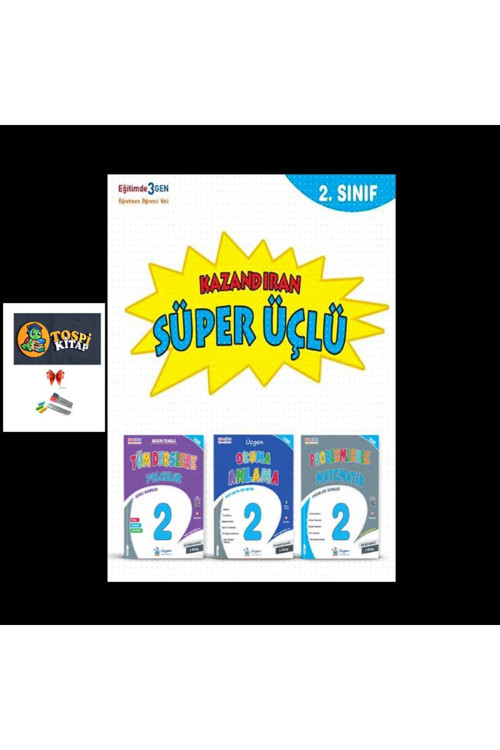 Üçgen Yayıncılık 2. Sınıf – Süper Üçlü – Kazandıran Kitaplar