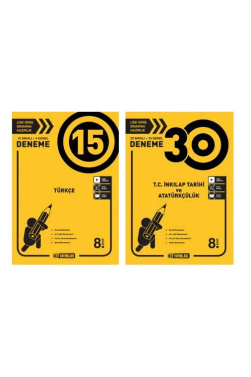 8. Sınıf Lgs Türkçe Inkılap Tarihi Deneme Seti