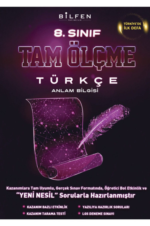 8. Sınıf Yeni Tükçe Tam Ölçme