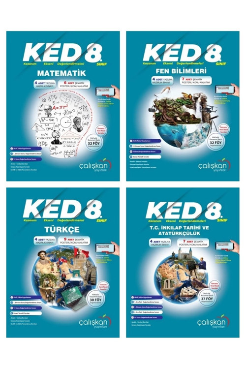 Lgs 8. Sınıf Tüm Dersler (Ked) Kazanım Ekseni Değerlendirmeleri