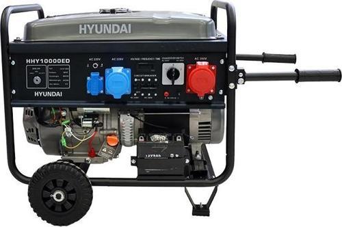 HHY10000ED 8000W Benzinli Jeneratör 220V / 380V Çift Voltaj, Sessiz ve Güçlü