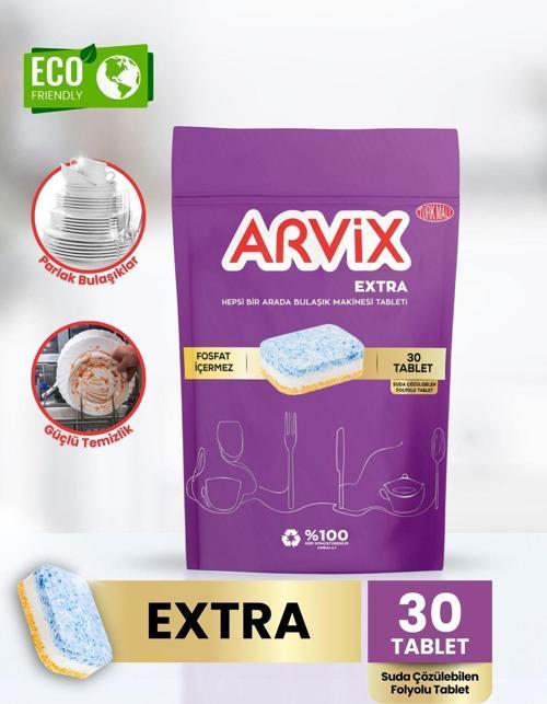 Hepsi Bir Arada Bulaşık Makinesi Tableti Extra 30'Lu