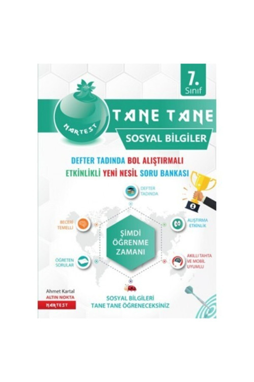 Nartest Tane Tane 7. Sınıf Sosyal Bilgiler Soru Bankası