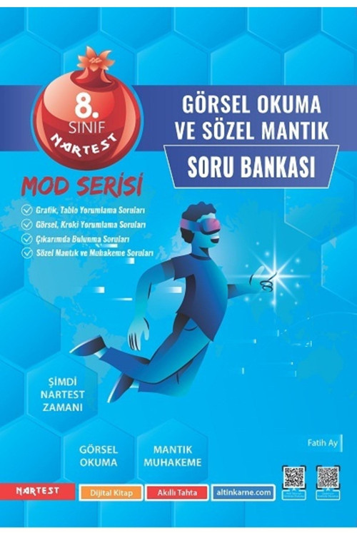 Nartest 8. Sınıf Mod Görsel Okuma Ve Sözel Mantık Soru Bankası
