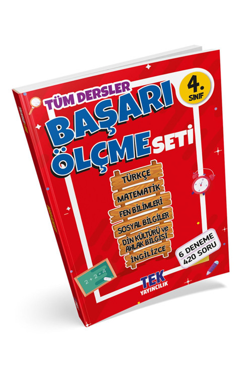 4. Sınıf Tüm Dersler Soru Bankası + Başarı Ölçme Seti