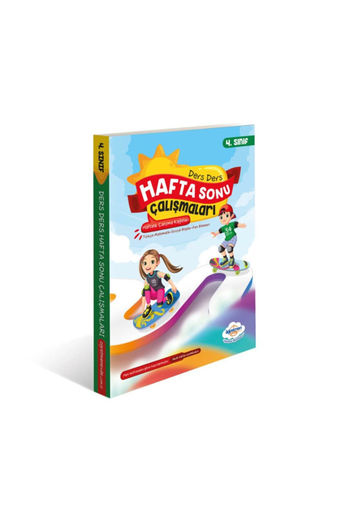 Öğretmen Evde Yayınları 4.sınıf Ders Ders Hafta Sonu Çalışmaları Kitabı