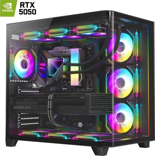 DRx7513 Ryzen 7 7700 32GB DDR5 1TB M2 NVMe SSD 8GB RTX5050 Oyuncu Hazır Sistem
