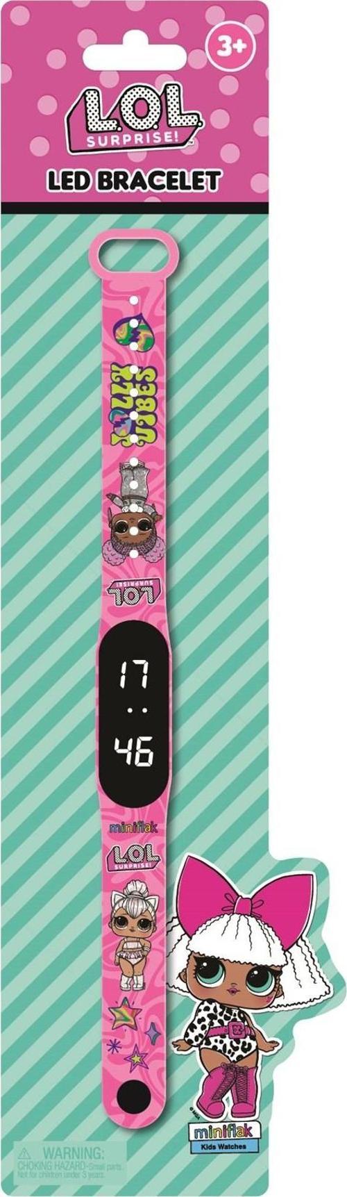LOL Surprise! Lisanslı LOL6001 Pembe Bileklik Led Çocuk Saati