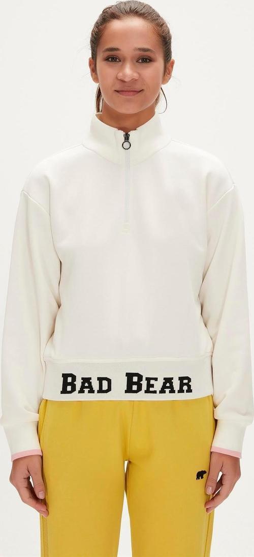 Zoe Half-Zip MarshMallow Beyaz Yarım Fermuarlı Kadın Sweatshirt