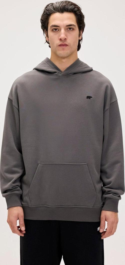 Drake Asphalt Erkek Oversize Kapüşonlu Sweatshirt