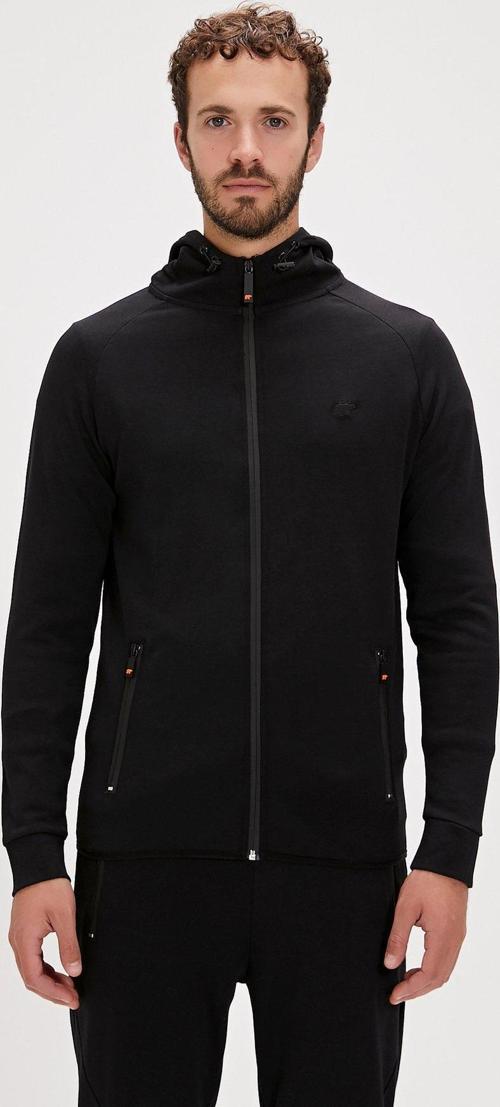 Leo Full-Zip Hoodie Siyah Fermuarlı Kapüşonlu Erkek Sweatshirt