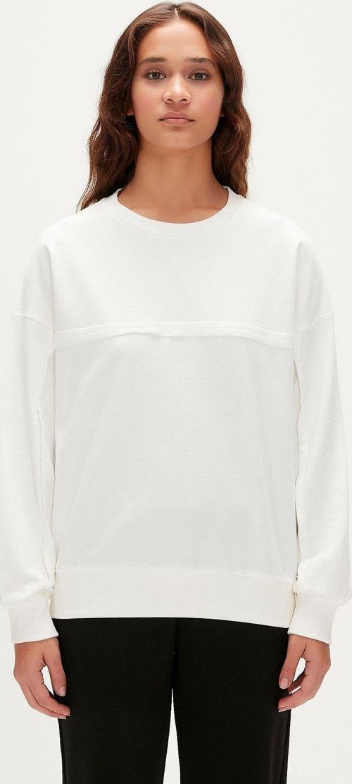 Suture Crewneck Off-White Beyaz Kadın Sweatshirt