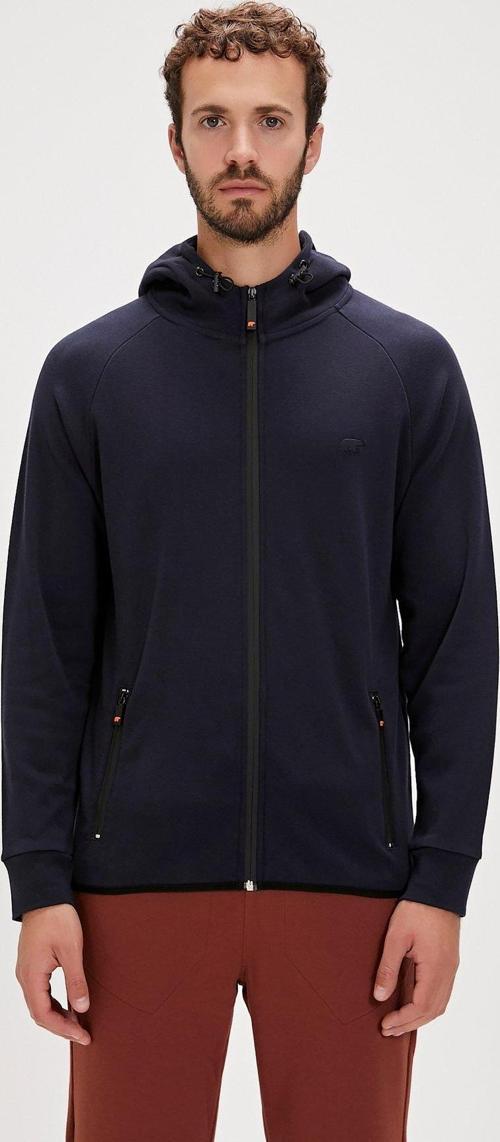 Leo Full-Zip Hoodie Lacivert Fermuarlı Kapüşonlu Erkek Sweatshirt