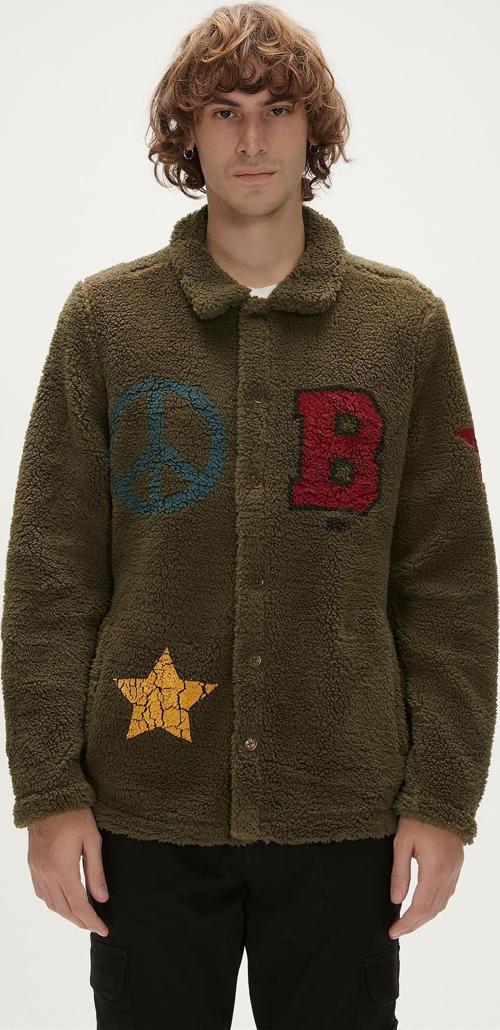 Freedom Plush Haki Erkek Sweatshirt