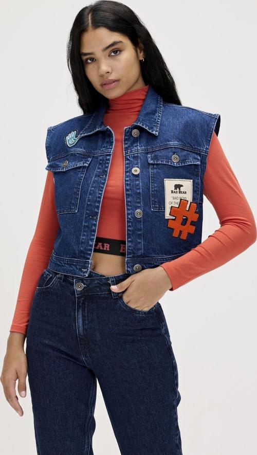 Joanne İndigo Kadın Denim Yelek