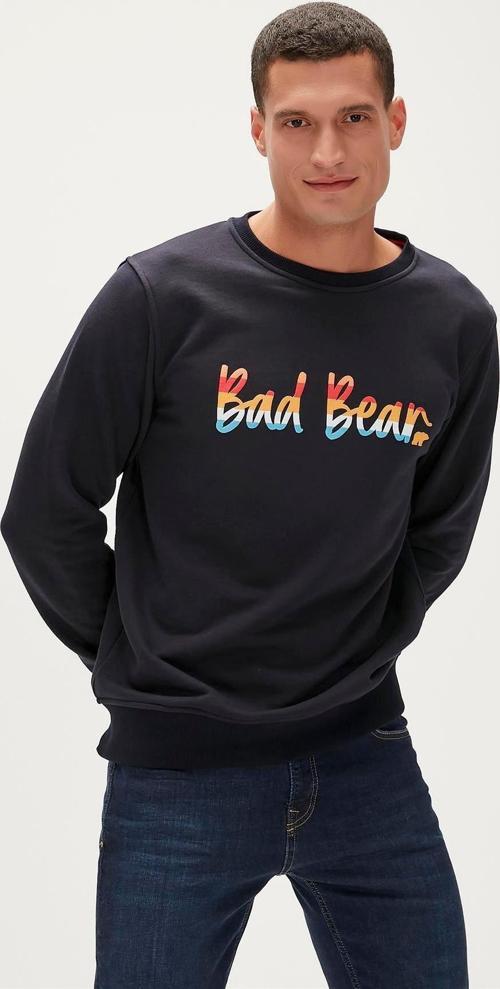 Manuscript Crewneck Lacivert  Erkek Sweatshirt