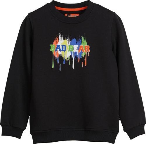 Hued Sİyah Çocuk Baskılı Sweatshirt