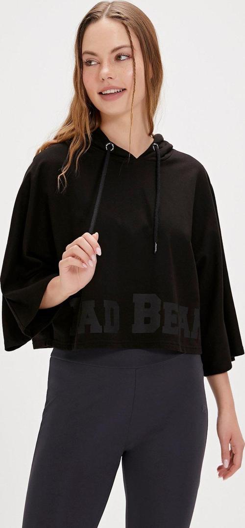 Ella Siyah Kadın Hoodie Sweatshirt