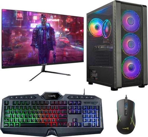Tx174 i5 2400 8GB Ram 256GB SSD 4GB GT730 23.6 inç Monitör Masaüstü Oyun Pc Bilgisayarı