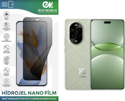 Huawei Nova 13 Pro ile Uyumlu Hidrojel Nano Ekran Koruyucu Film HAYALET(Privacy)