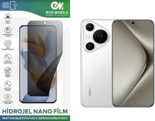 Huawei Pura 70 Ultra ile Uyumlu Hidrojel Nano Ekran Koruyucu Film HAYALET(Privacy)