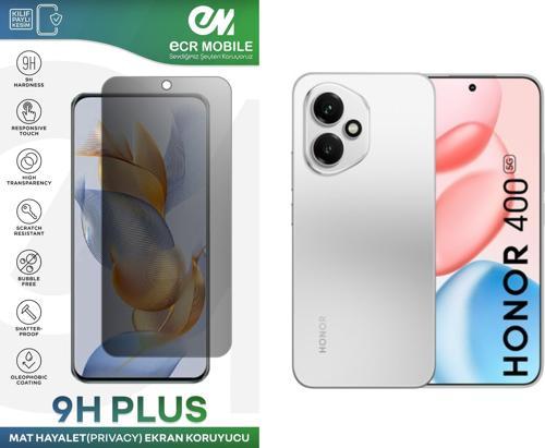 Honor 400 Ekran Koruyucu Tam Uyumlu 9H Esnek Nano Kırılmayan MAT HAYALET(Privacy)