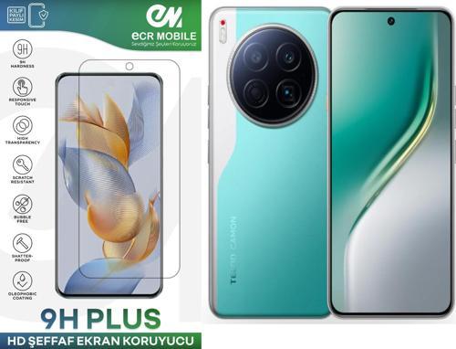 Tecno Camon 40 Premier 5G  ile Uyumlu Şeffaf Esnek Nano Cam Ekran Koruyucu
