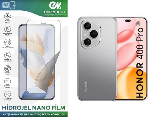 Honor 400 Pro ile Uyumlu Hidrojel Nano Ekran Koruyucu Film MAT(Tempered Cam Değildir!)
