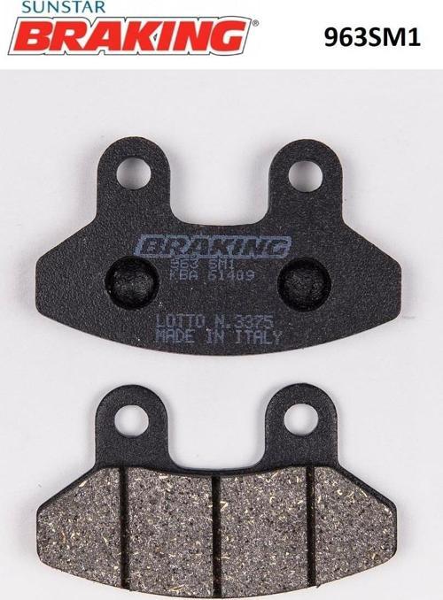 200SM1 2013-2021 Honda CRF 250 L Uyumlu Ön Fren Balatası Yarı Metalik Balata