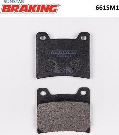 Yamaha Fzr 1000 Arka Fren Balatası Braking 661Sm1 Yarı Metalik Balat