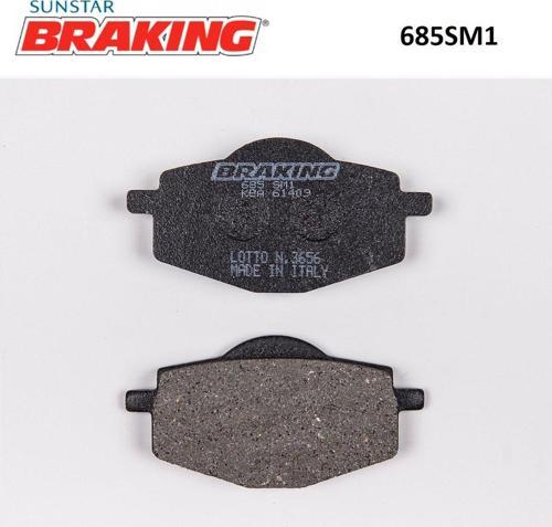 Yamaha Xt 600 E Arka Fren Balatası Braking 685Sm1 Yarı Metalik Balata