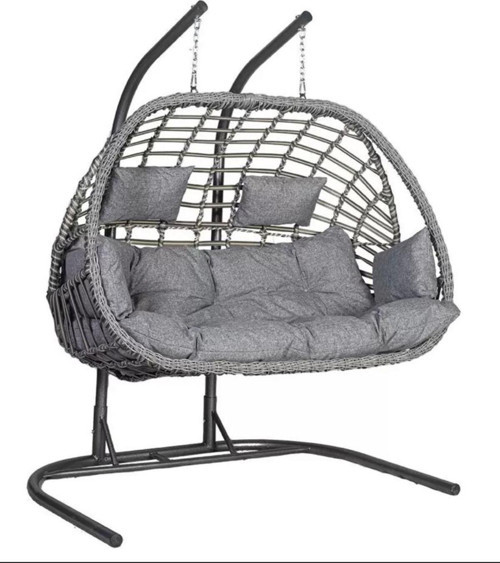 İkili Rattan Salıncak