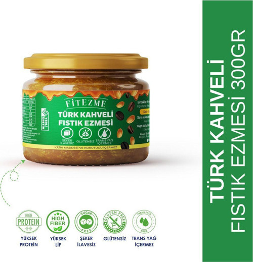 Türk Kahveli Fıstık Ezmesi 300G