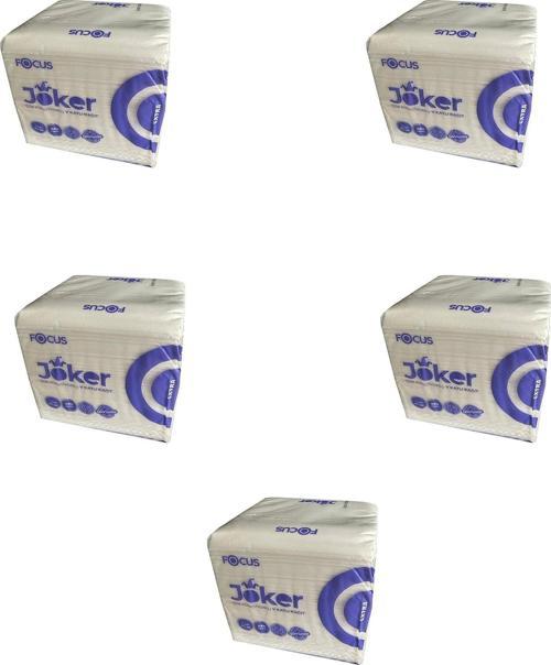 Joker Masaüstü Tek Çek V Katlama Kağıt Dispenser Peçete - 2 Kat - 250 Adetlik 5 Paket