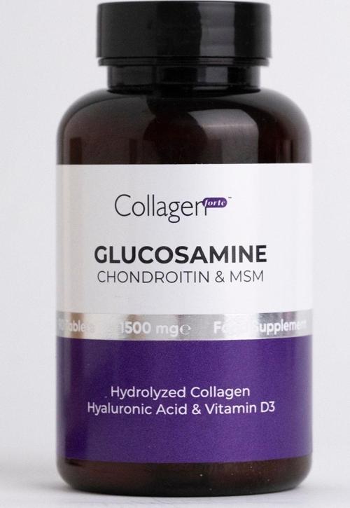 Colagen Forte ,Glukozamin, Glucosamine Chondroitin 90 Tablet 1500mg Kolajen & Vitamin D3