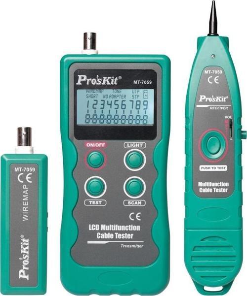 Luxury , LCD ekran Çok İşlevli Kablo Takip Test Cihazı Proskit MT-7059