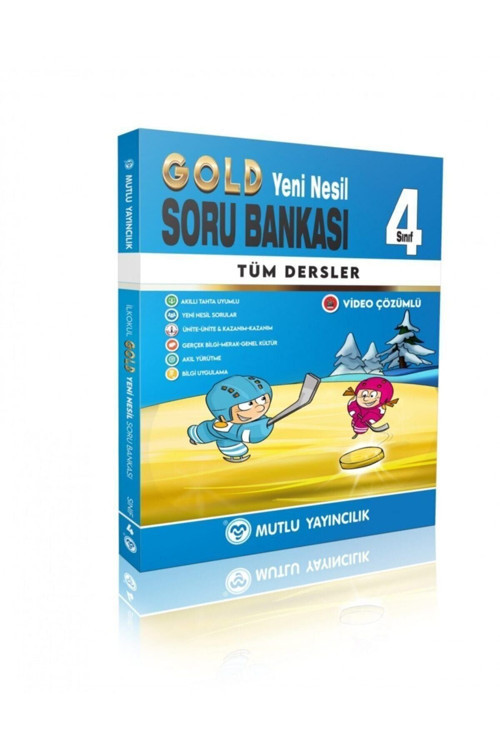 Mutlu 4.sınıf Tüm Dersler Gold Yeni Nesil Soru Bankası