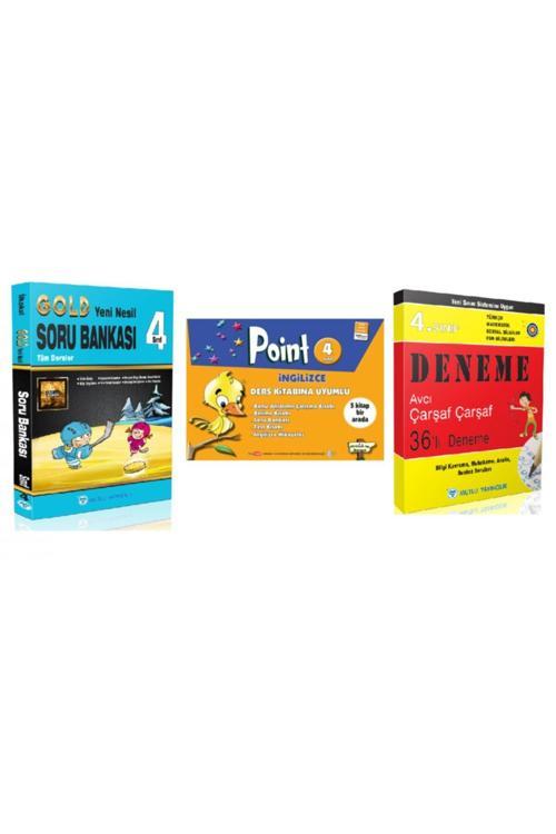 4. Sınıf Gold S. B. (mutlu Yay.) + Point Ingilizce Kitabı (sargın Yay.) + 36'lı Deneme (mutlu Yay.)