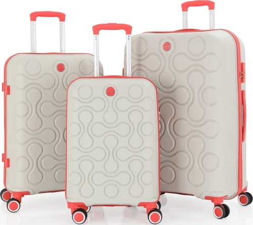 376 POLİPROPİLEN 3 LÜ SET VALİZ