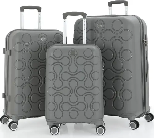 376 POLİPROPİLEN 3 LÜ SET VALİZ